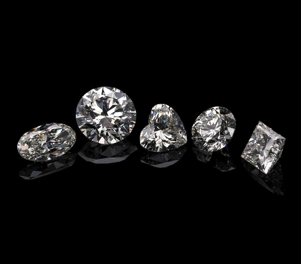 Diamanti naturali varie forme